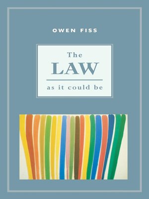 cover image of The Law as it Could Be